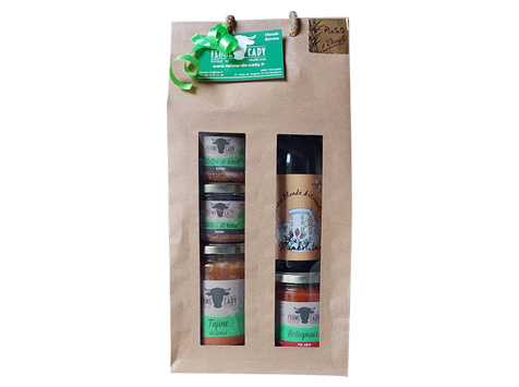 Coffret 4 pièces + bière 33cl